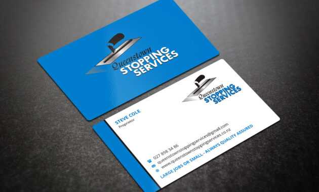 Elegant, Playful, Business Business Card Design For A with regard to Plastering Business Cards Templates