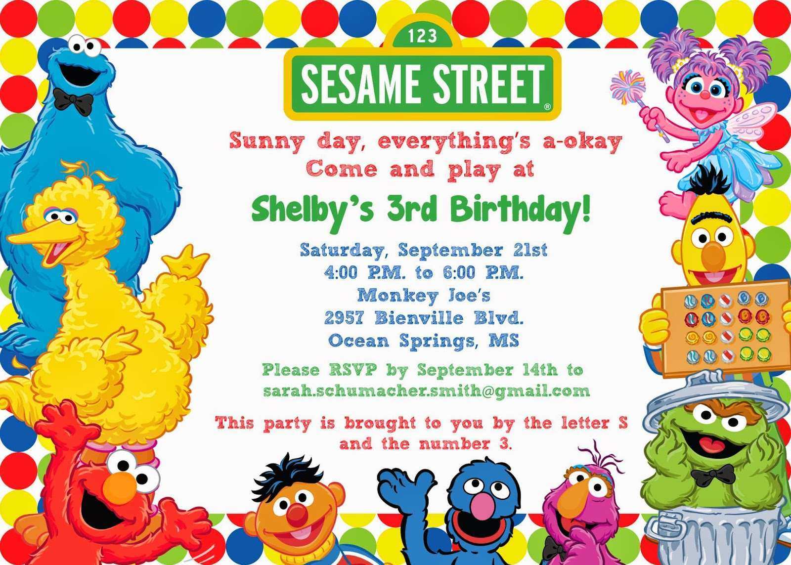 Elmo Birthday Invitation Template – Cards Design Templates Intended For Elmo Birthday Card Template