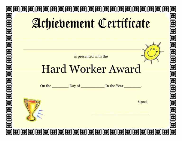 Employee Of The Month Certificate Template Word – Tunu inside Funny ...