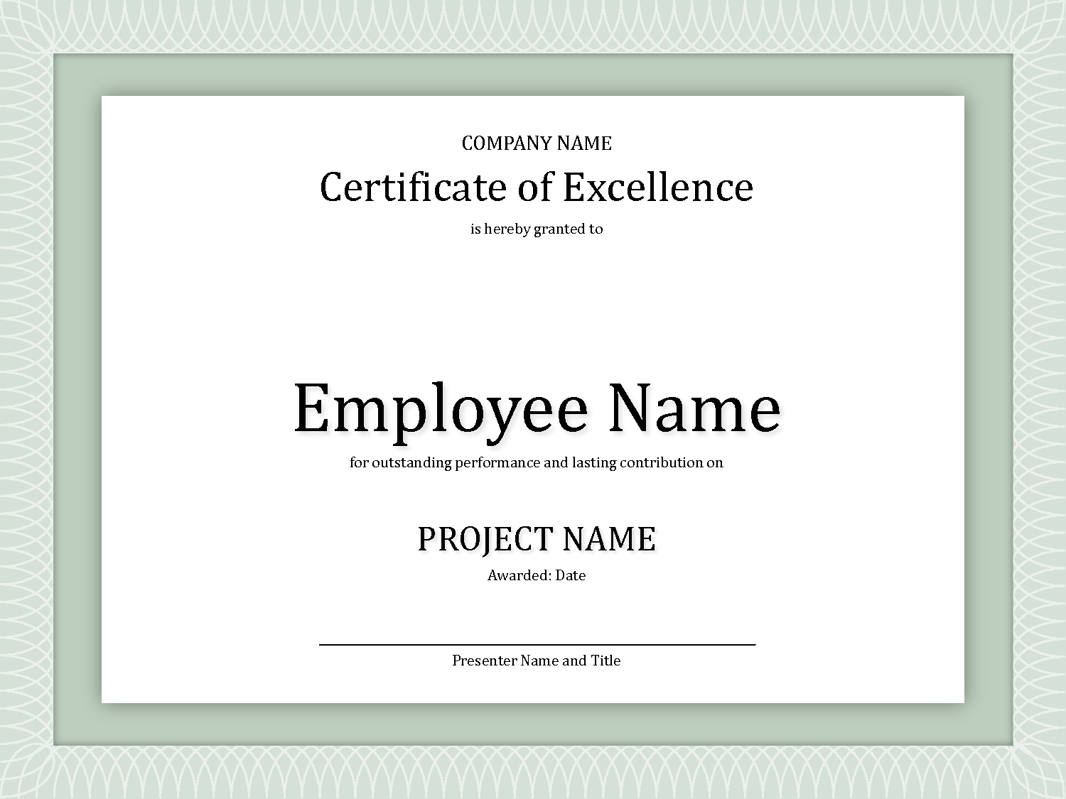 Employee Of The Quarter Certificate Template ] – About Throughout Employee Recognition Certificates Templates Free