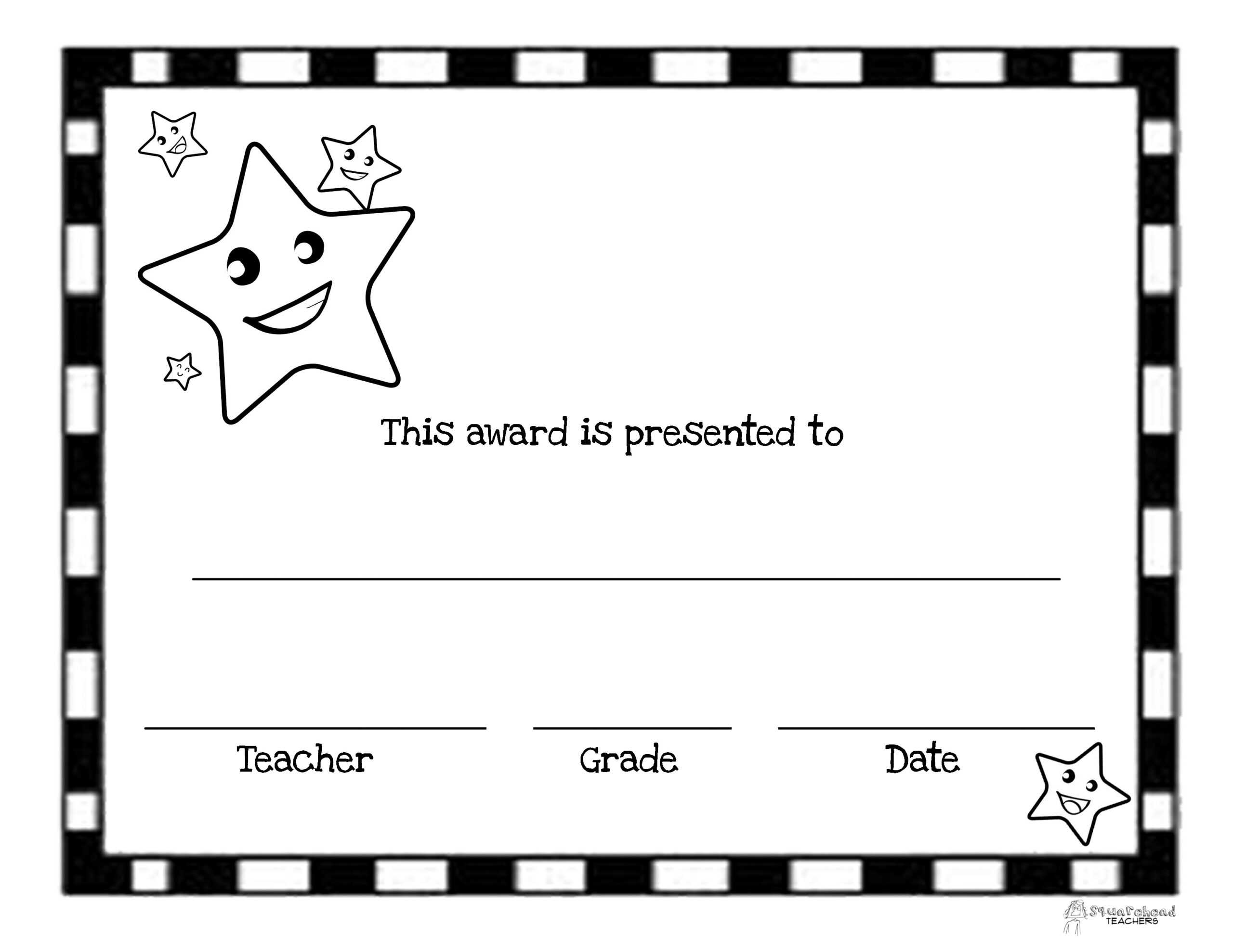 End Of The Year Awards (44 Printable Certificates With Classroom Certificates Templates