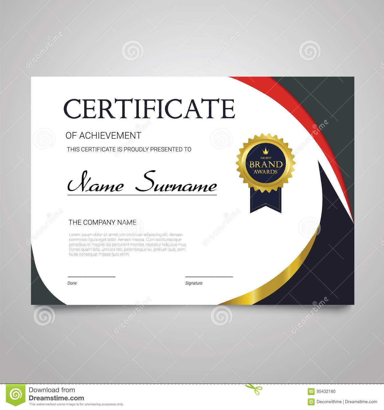 Exam Certificate Template – Tunu.redmini.co Intended For Gymnastics Certificate Template
