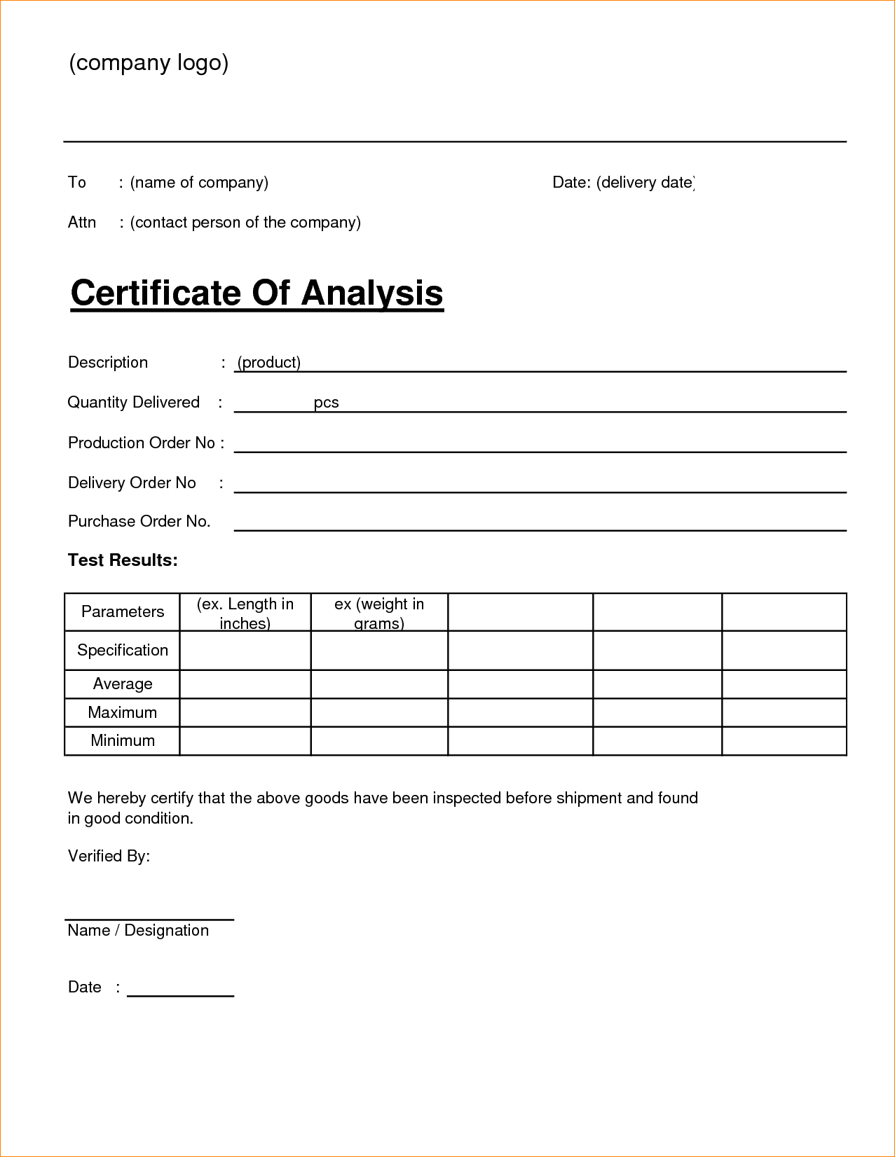 4-free-sample-certificate-of-analysis-coa-templates-in-certificate