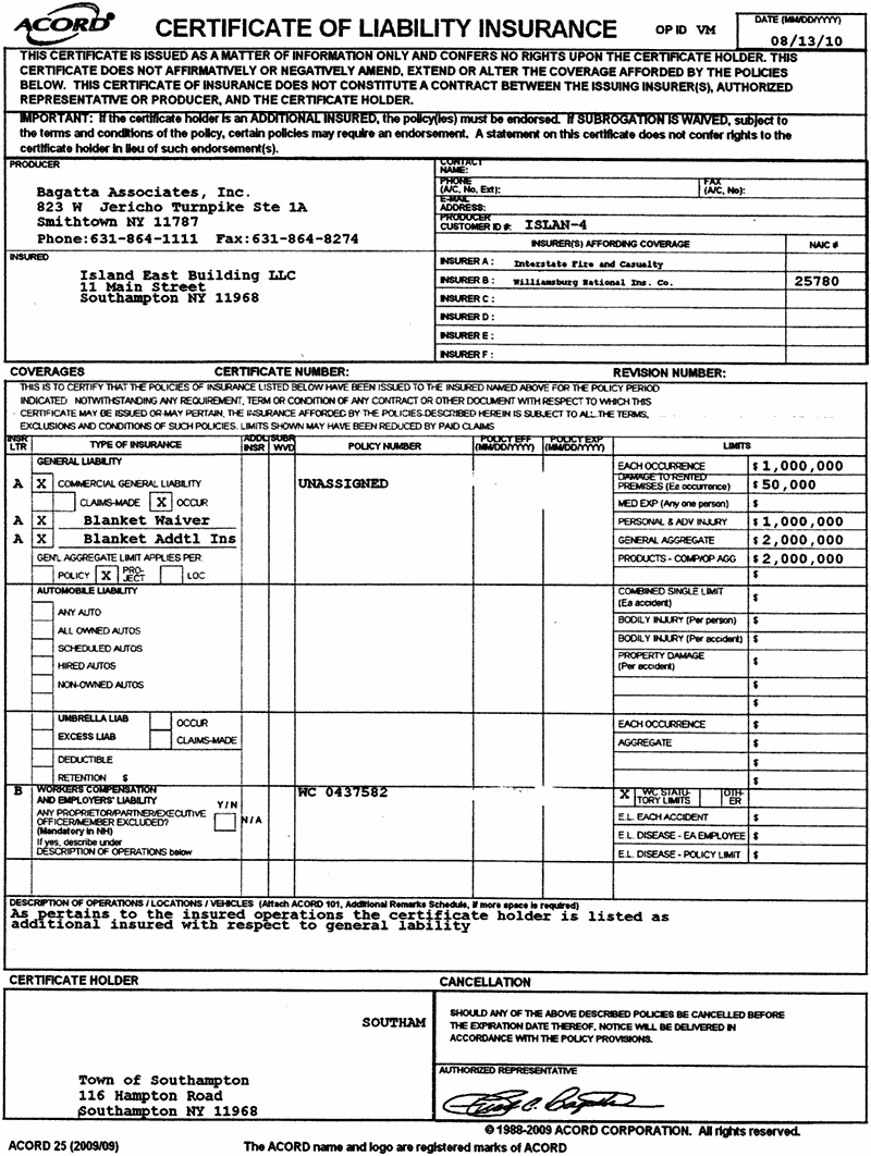 🥰free Sample Printable Certificate Of Liability Template🥰 Throughout Certificate Of Liability Insurance Template