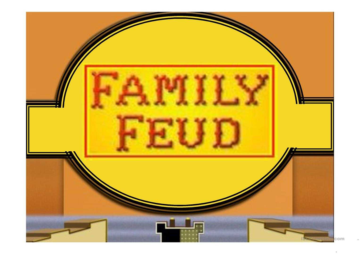 Family Feud Game Power Point Template – English Esl Powerpoints For Family Feud Game Template Powerpoint Free