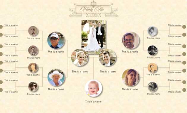 Family Tree Powerpoint Templates regarding Powerpoint Genealogy Template