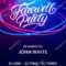 Farewell Party Hand Written Lettering. — Stock Vector Within Farewell Invitation Card Template