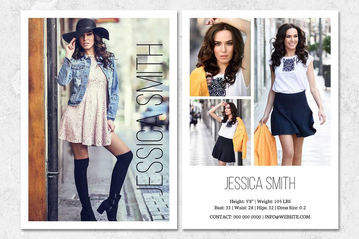 Fashion Model Comp Card Template Intended For Model Comp Card Template Free