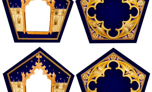 Filch's Office: September 2011 within Chocolate Frog Card Template