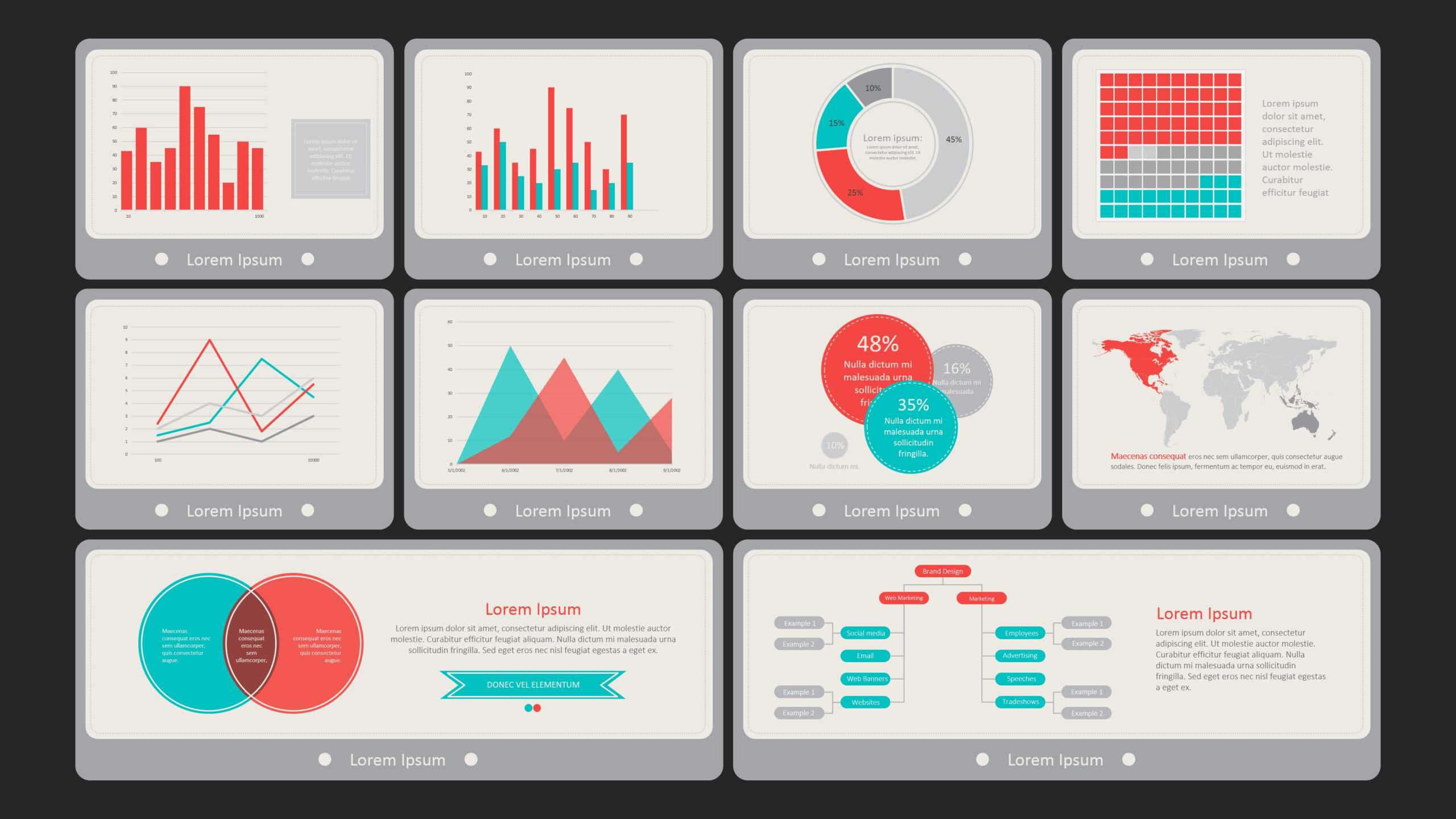 Flat Vintage Powerpoint Dashboard Within Free Powerpoint Dashboard Template