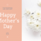 Floral Happy Mother's Day Card Template Throughout Mothers Day Card Templates