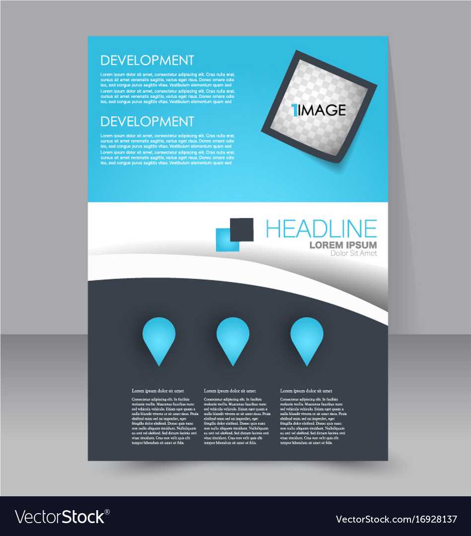 Flyer Design Background Brochure Template Intended For Technical Brochure Template