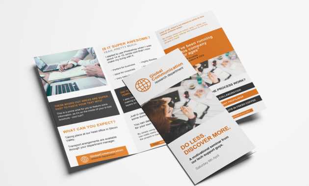 Folding Flyers Templates - Tunu.redmini.co in Single Page Brochure Templates Psd
