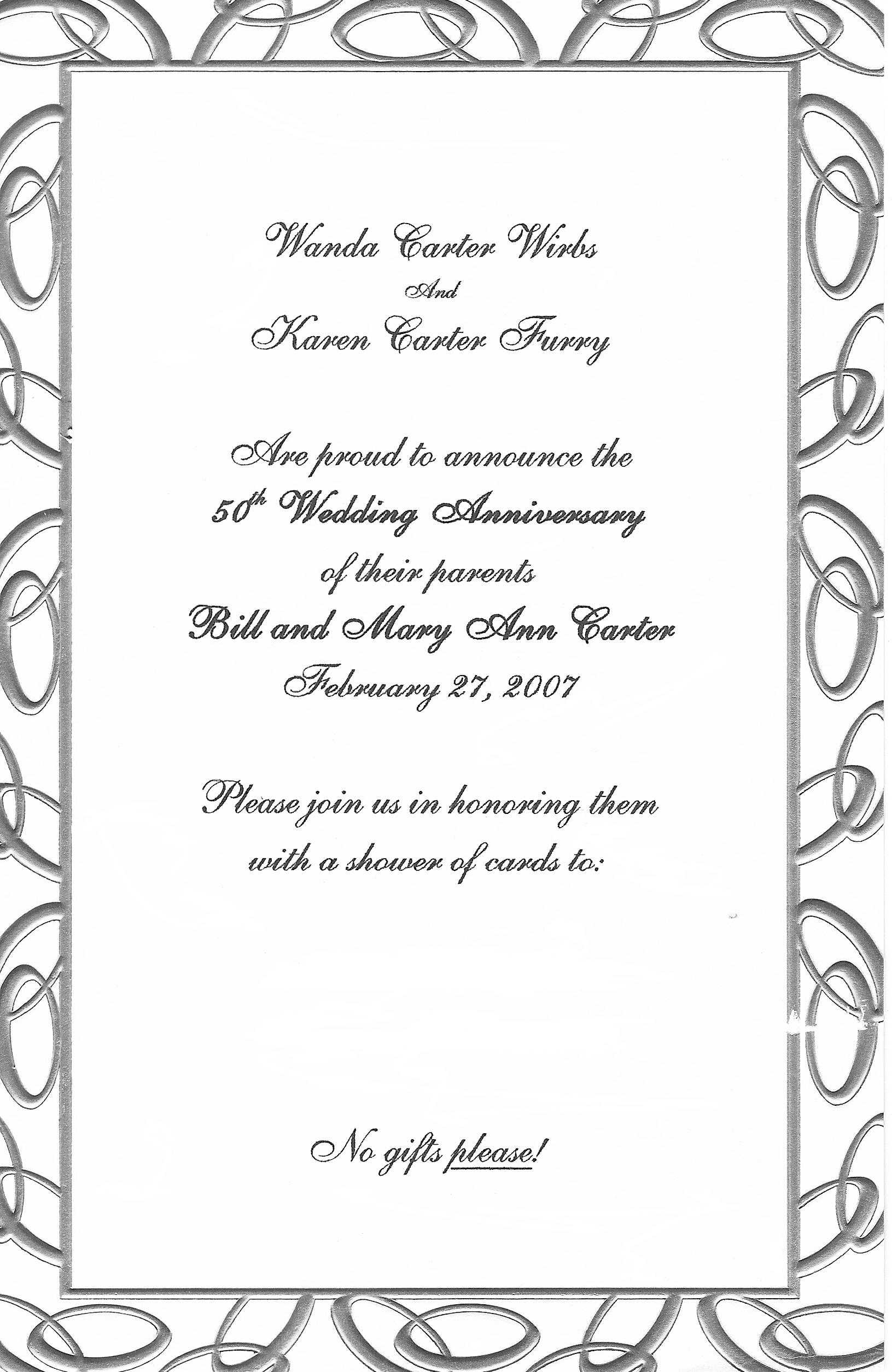 Free 25Th Anniversary Invitation Templates ] – 25Th Wedding Inside Word Anniversary Card Template