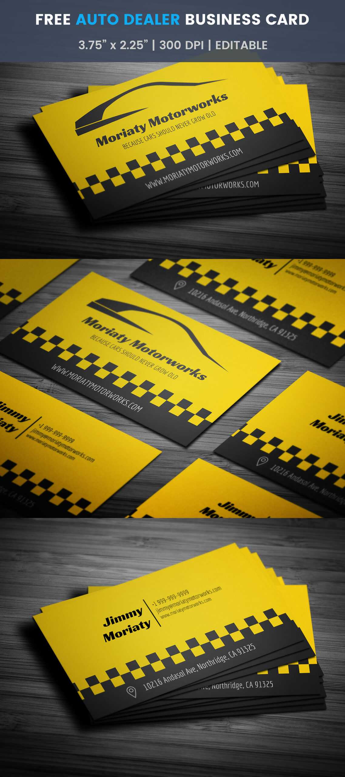 Free Automotive Business Card Template On Student Show With Regard To Automotive Business Card Templates