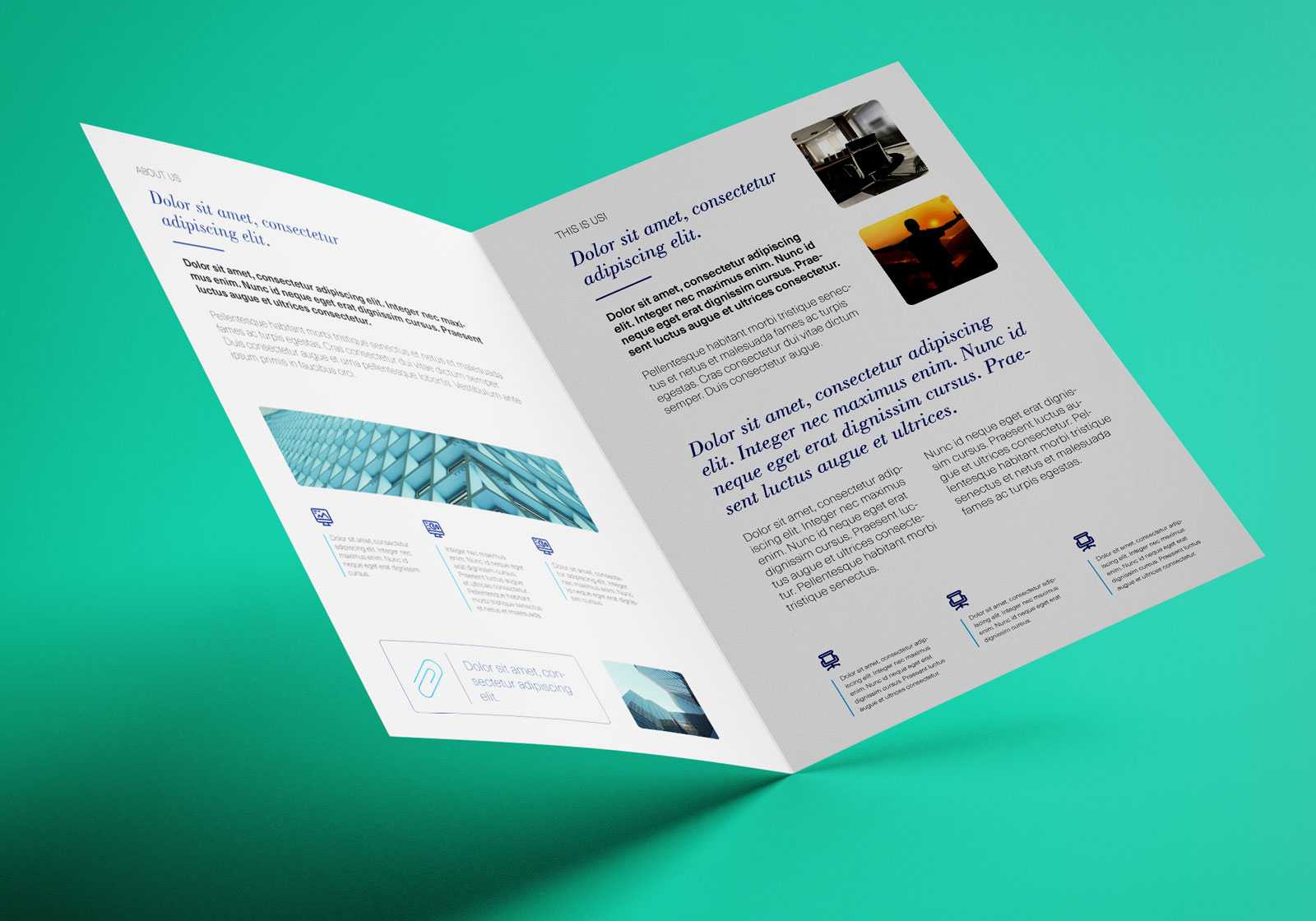 Free Bi Fold A4 Brochure Mockup Psd – Good Mockups With 2 Fold Brochure Template Free