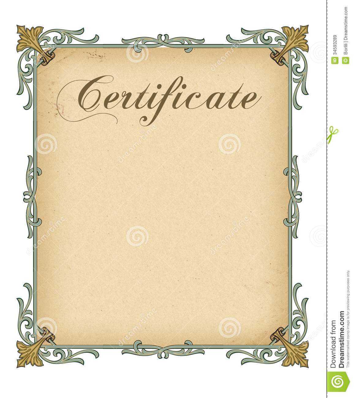 Free Blank Certificates – Tunu.redmini.co In Free Printable Certificate Of Achievement Template