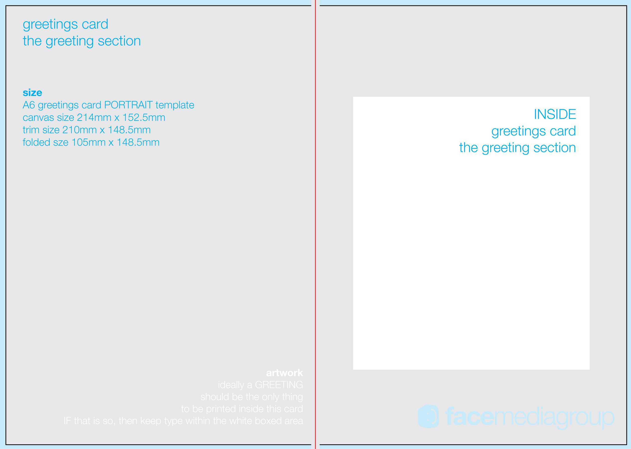 Free Blank Greetings Card Artwork Templates For Download In Indesign Birthday Card Template
