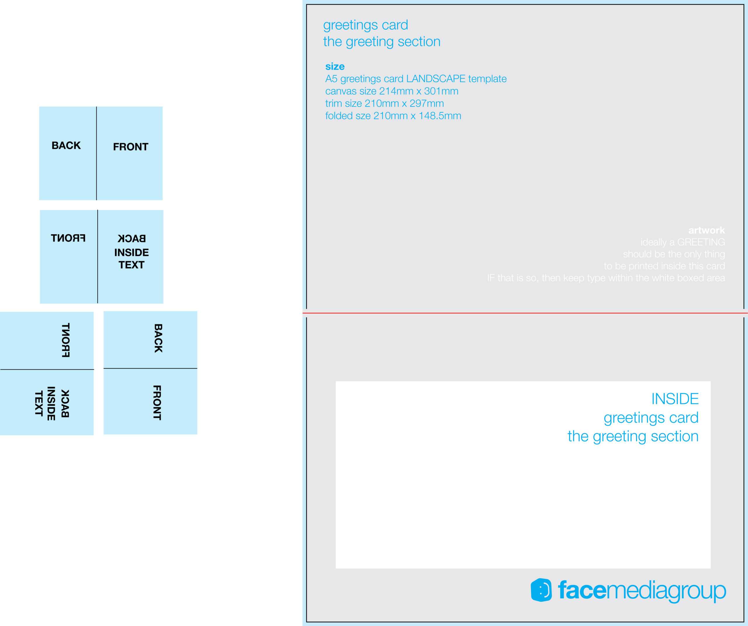 Free Blank Greetings Card Artwork Templates For Download Intended For Foldable Card Template Word