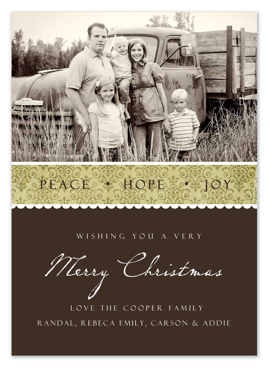 Free Christmas Card Templates For Holiday Card Templates For Photographers