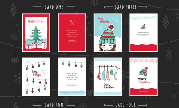 Free Christmas Card Templates For Photoshop &amp; Illustrator with regard to Adobe Illustrator Christmas Card Template
