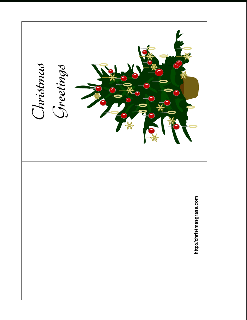 Free Christmas Greeting Card Templates Printable ] – Of Pertaining To Card Folding Templates Free