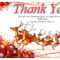 Free Christmas Thank You Cards Free – Supportive Guru Within Christmas Thank You Card Templates Free
