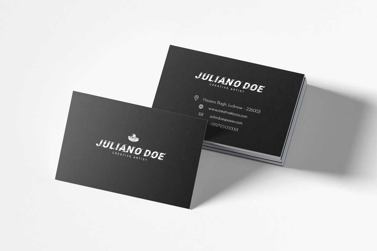 Free Creative Business Card Template – Creativetacos With Unique Business Card Templates Free