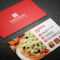 Free Delicious Food Business Card On Behance Inside Food Business Cards Templates Free