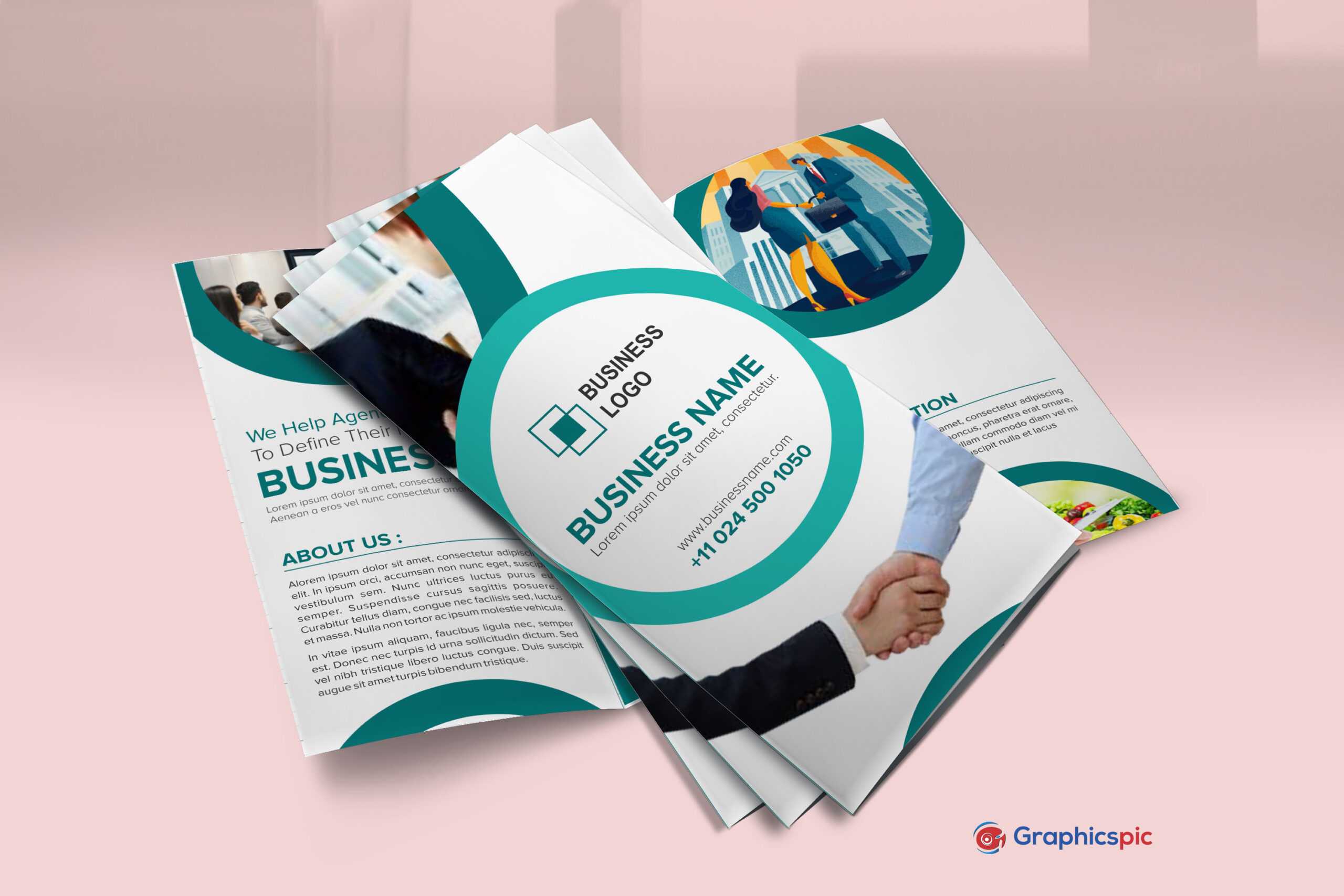 Free Download Brochure Templates Design For Events, Products For One Sided Brochure Template