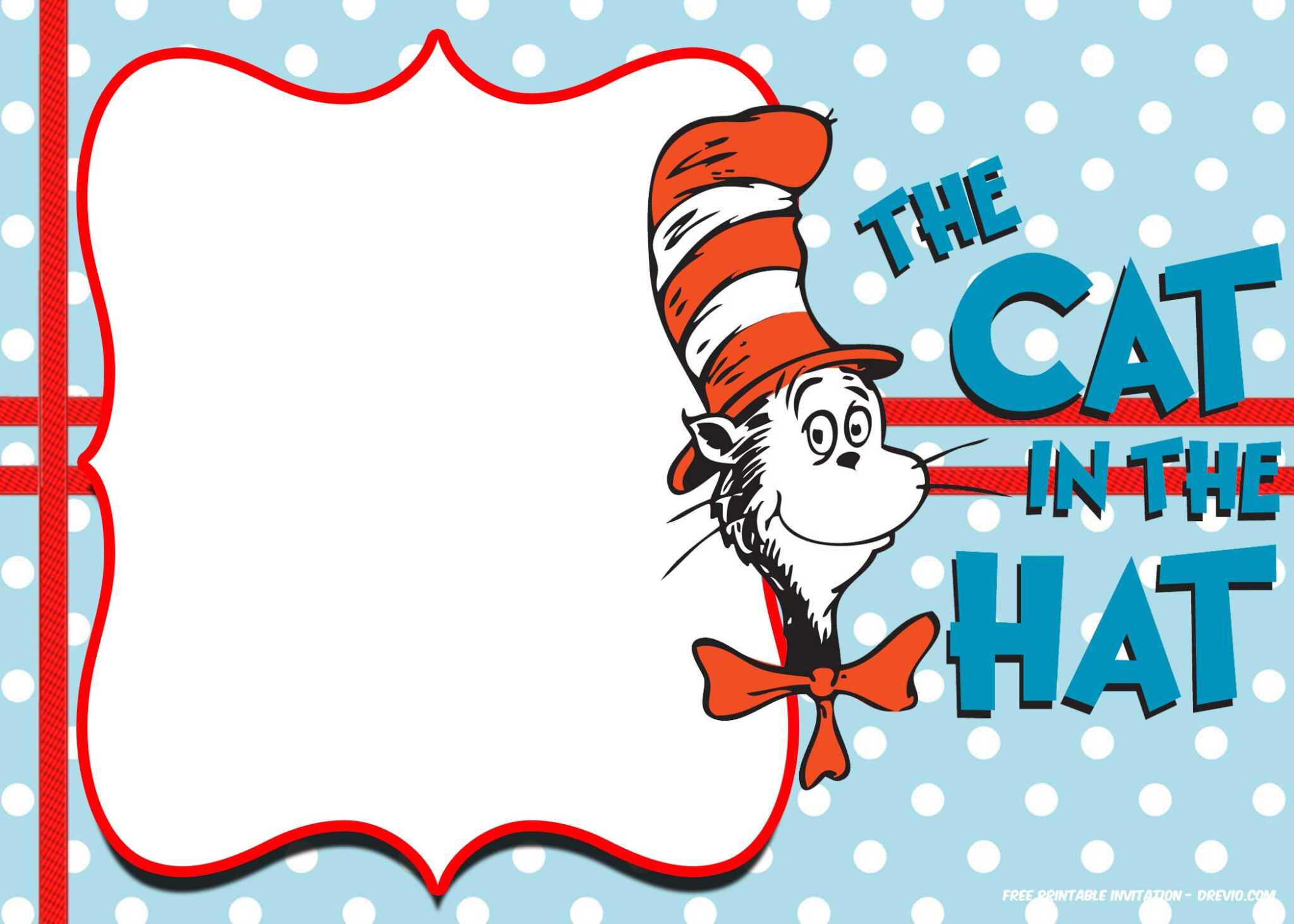 Free Dr.seuss Invitation Templates – Printable – Bagvania Throughout Dr