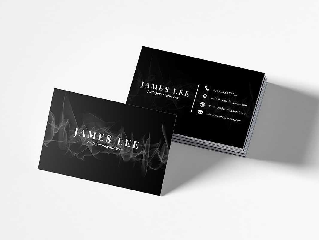 Free Elegant Business Card Templatefaraz Ahmad For Inside Free Personal Business Card Templates