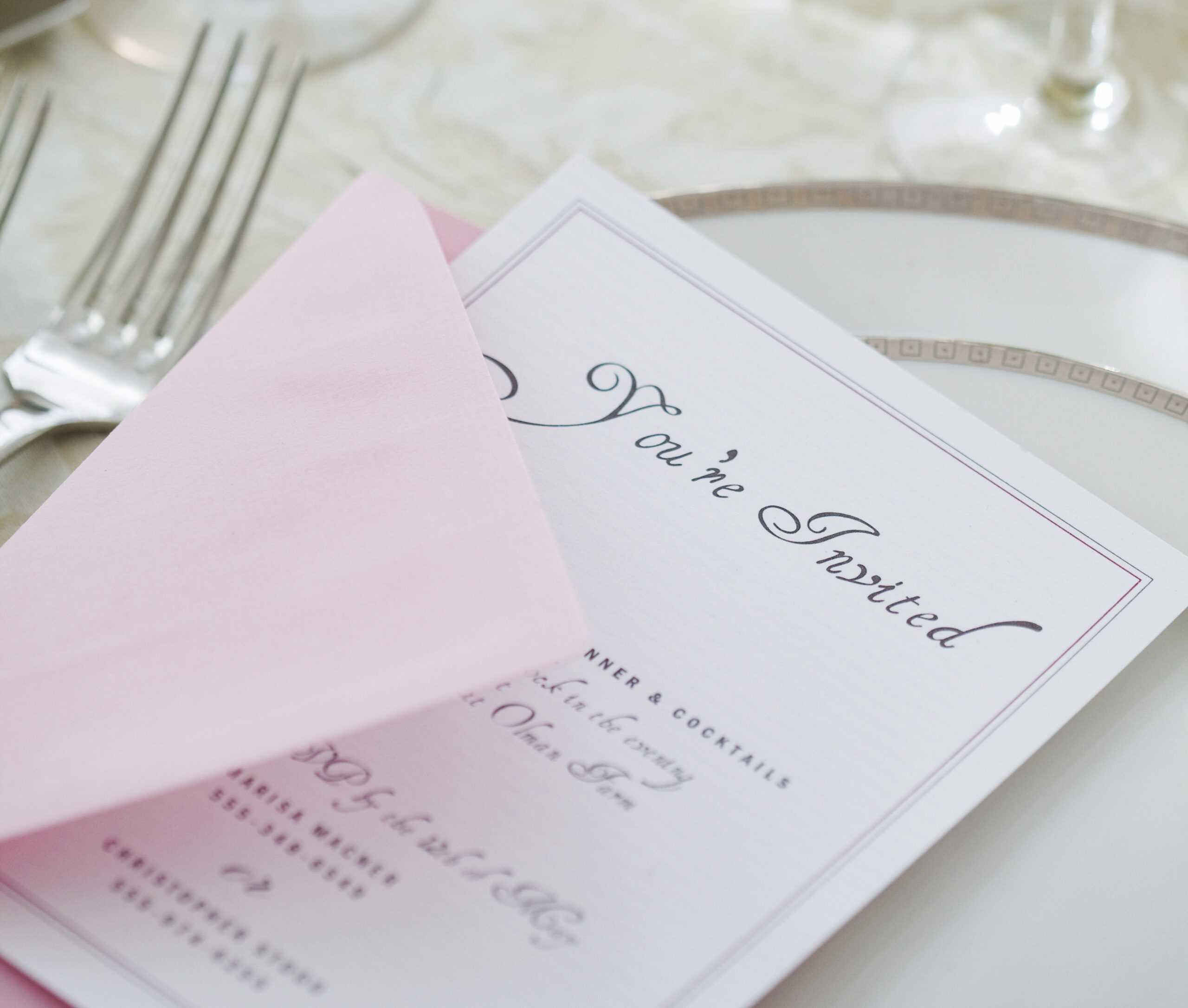 Free Elegant Wedding Fonts | Lovetoknow Inside Paper Source Templates Place Cards