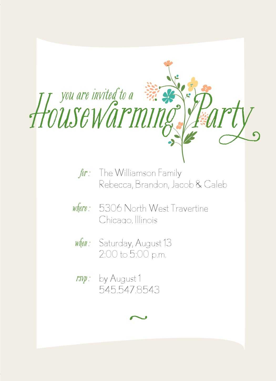 Free Housewarming Party Invitation Templates. 10 Within Free Housewarming Invitation Card Template