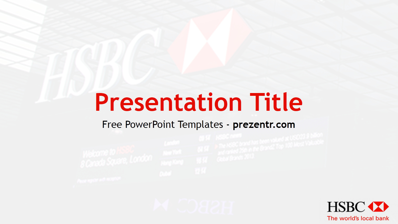 Free Hsbc Powerpoint Template – Prezentr Powerpoint Templates With Regard To World War 2 Powerpoint Template