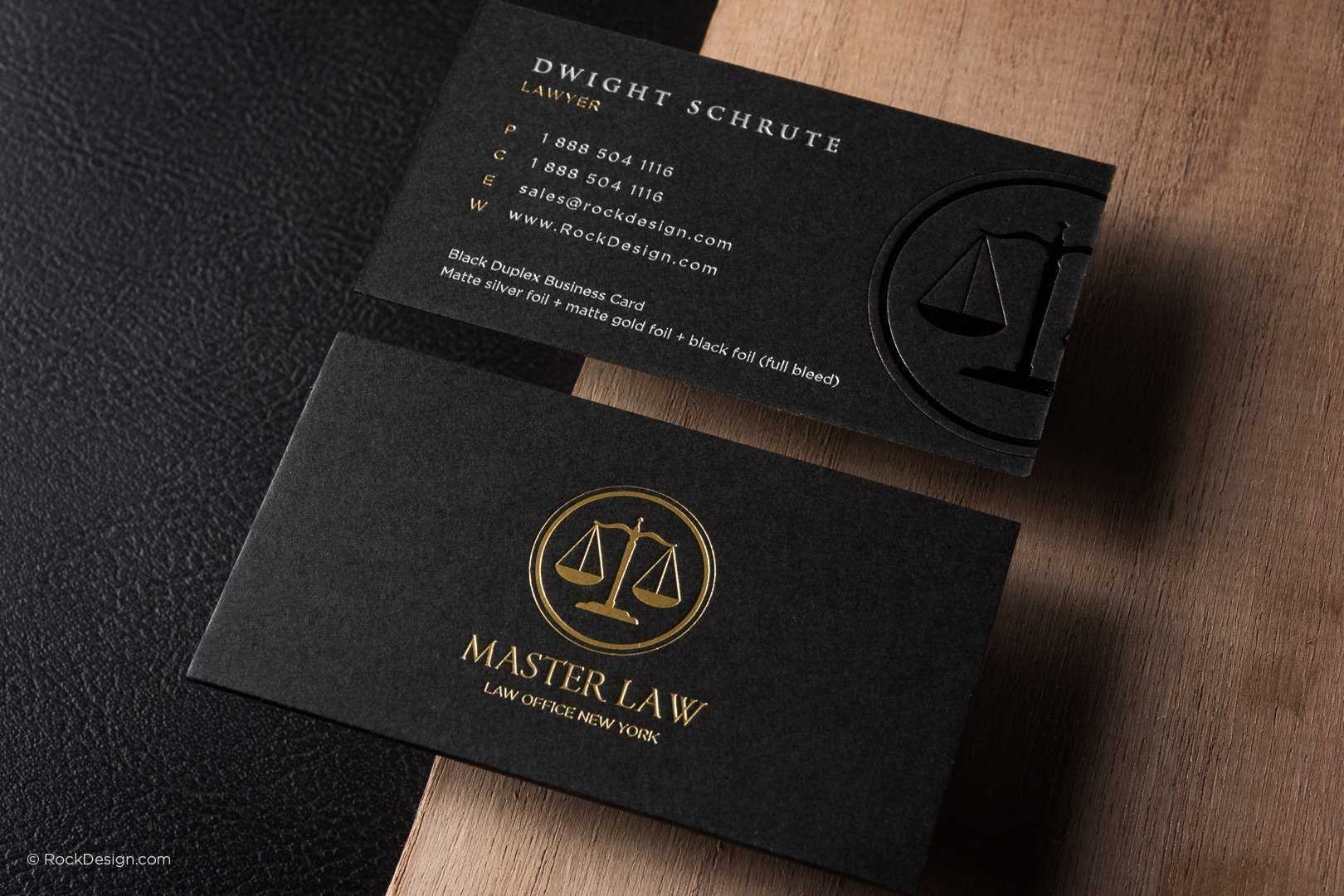 Free Lawyer Business Card Template | Rockdesign For Lawyer Business Cards Templates