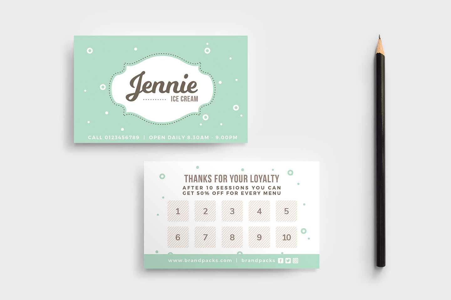 Download Free Loyalty Card Templates - Psd, Ai & Vector ...