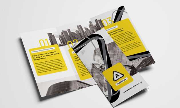 Free Modern Trifold Brochure Template For Photoshop regarding Fancy Brochure Templates