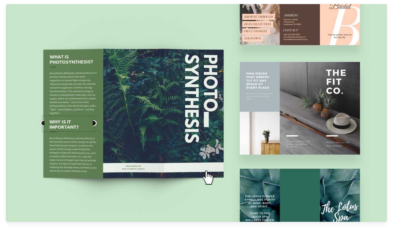 Free Online Brochure Maker: Design A Custom Brochure In Canva Inside Online Brochure Template Free