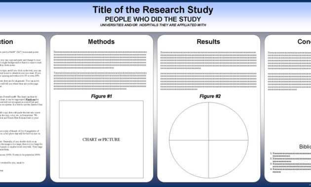 Free Powerpoint Scientific Research Poster Templates For in Powerpoint Academic Poster Template