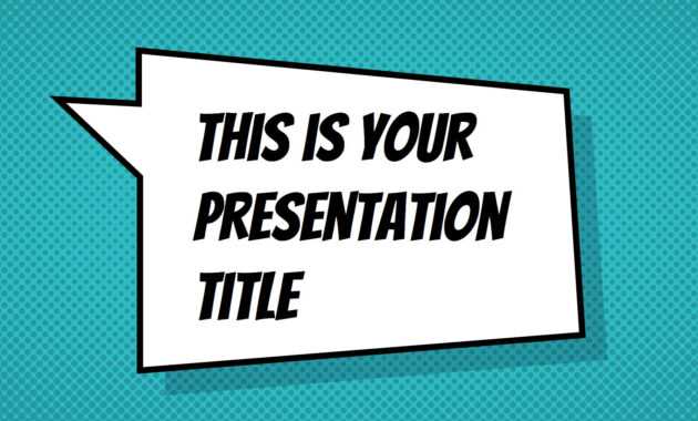 Free Powerpoint Template Or Google Slides Theme With inside Comic Powerpoint Template