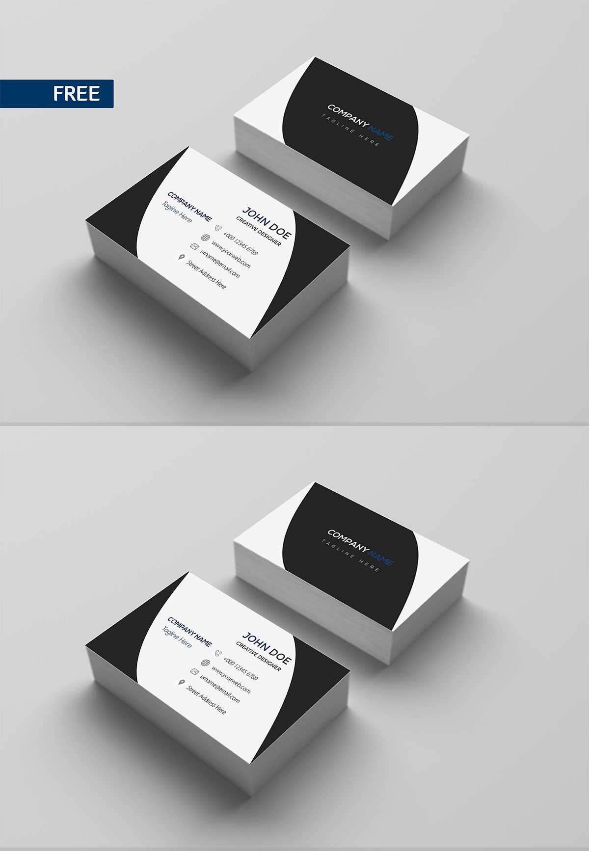 Free Print Design Business Card Template – Creativetacos In Template For Cards To Print Free