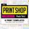 Free Print Shop Templates For Local Printing Services Pertaining To Free Templates For Cards Print