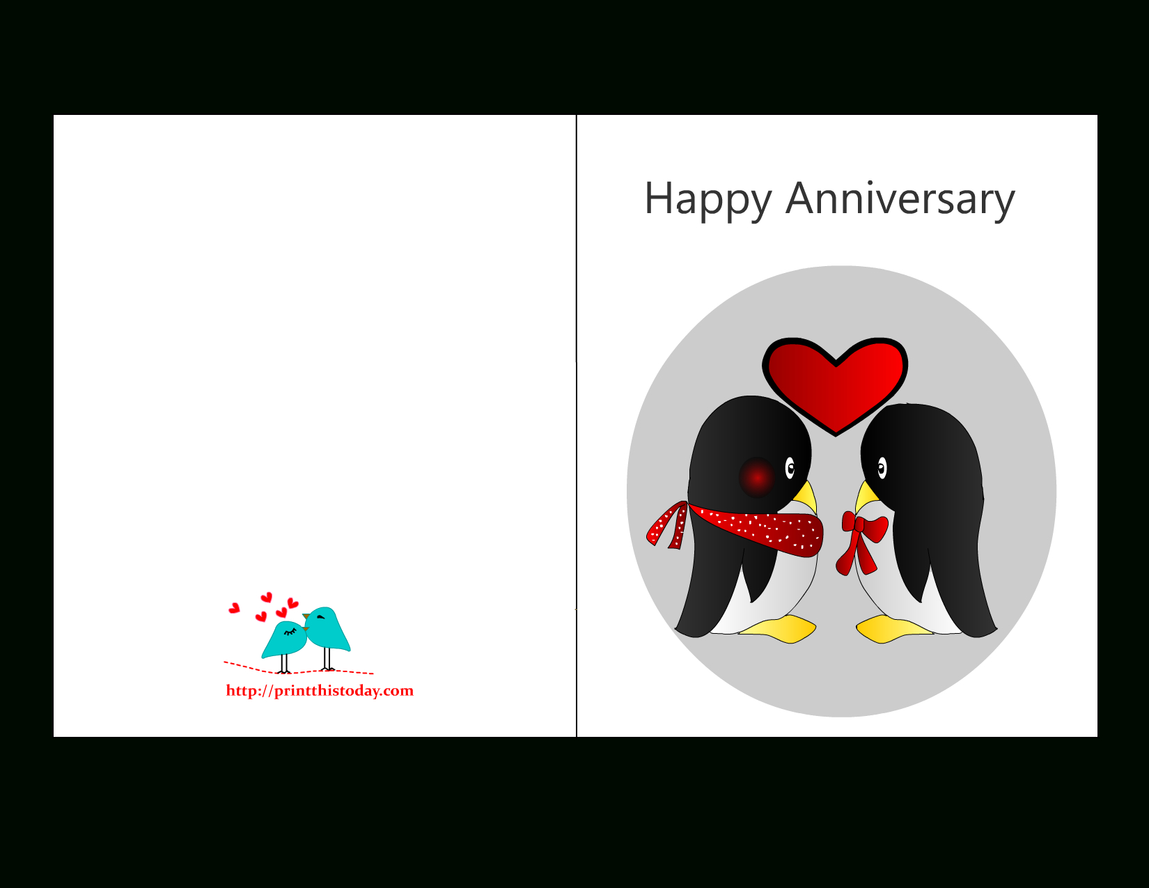 Free Printable Anniversary Cards In Word Anniversary Card Template