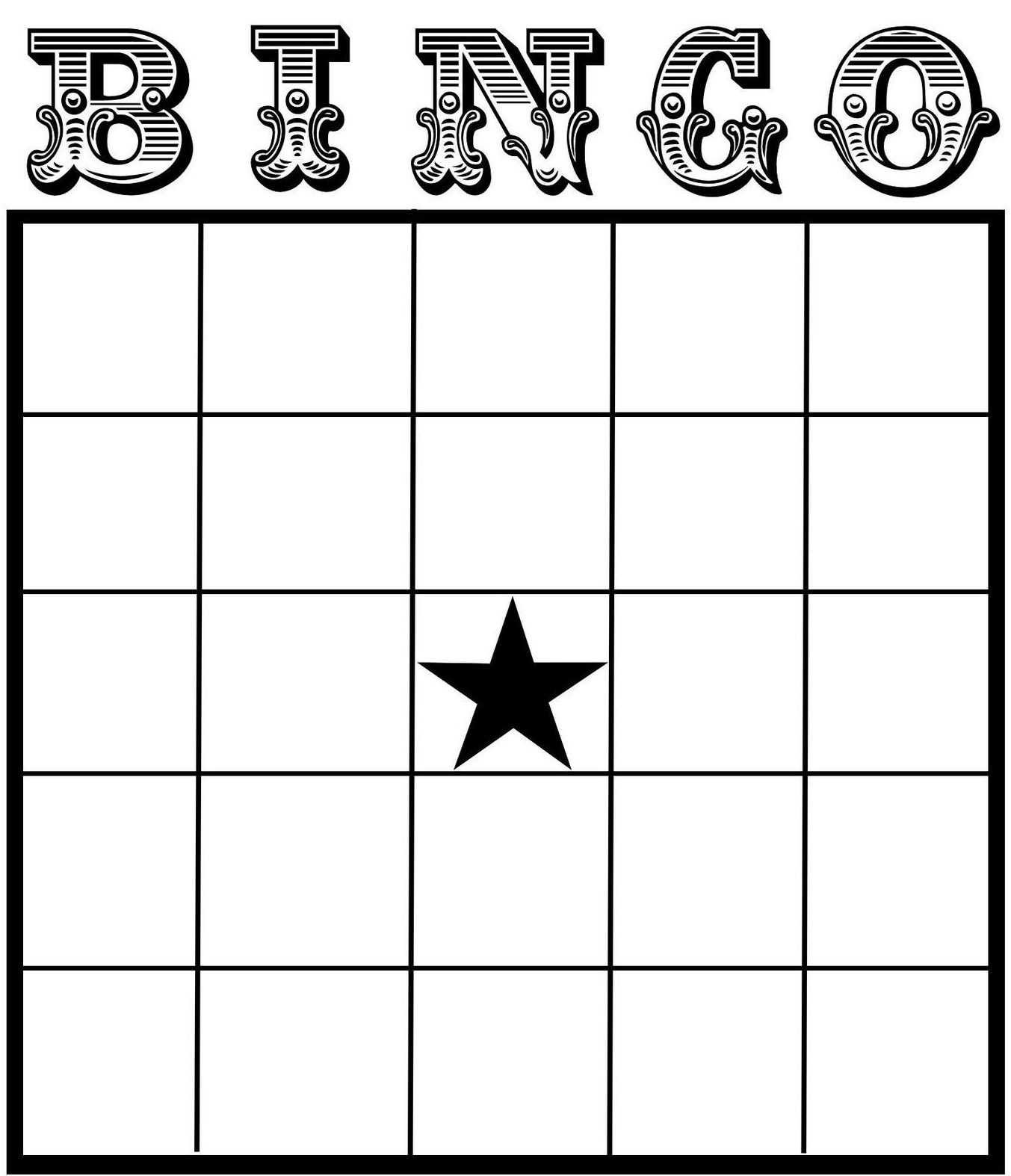 Free Printable Bingo Card Template – Set Your Plan & Tasks With Blank Bingo Card Template Microsoft Word