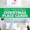 Free Printable Christmas Place Cards – Sustain My Craft Habit Pertaining To Christmas Table Place Cards Template