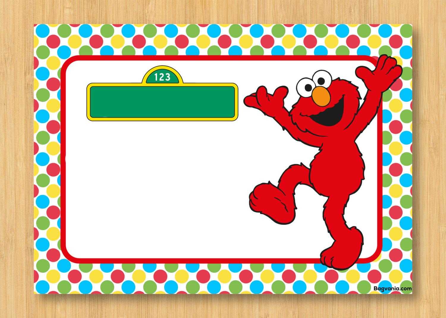 Free Printable Elmo Birthday Invitations – Bagvania Pertaining To Elmo Birthday Card Template
