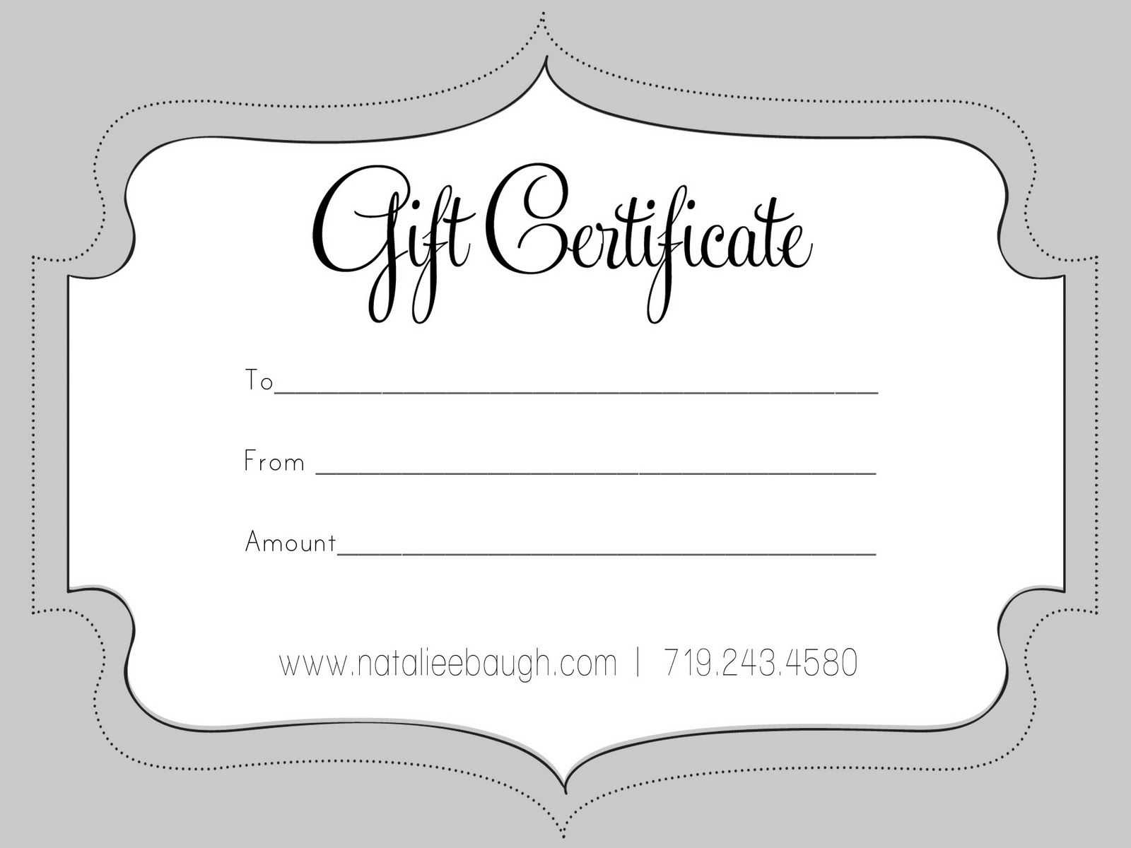 Free Printable Gift Certificate Templates Online – Tunu Regarding Graduation Gift Certificate Template Free