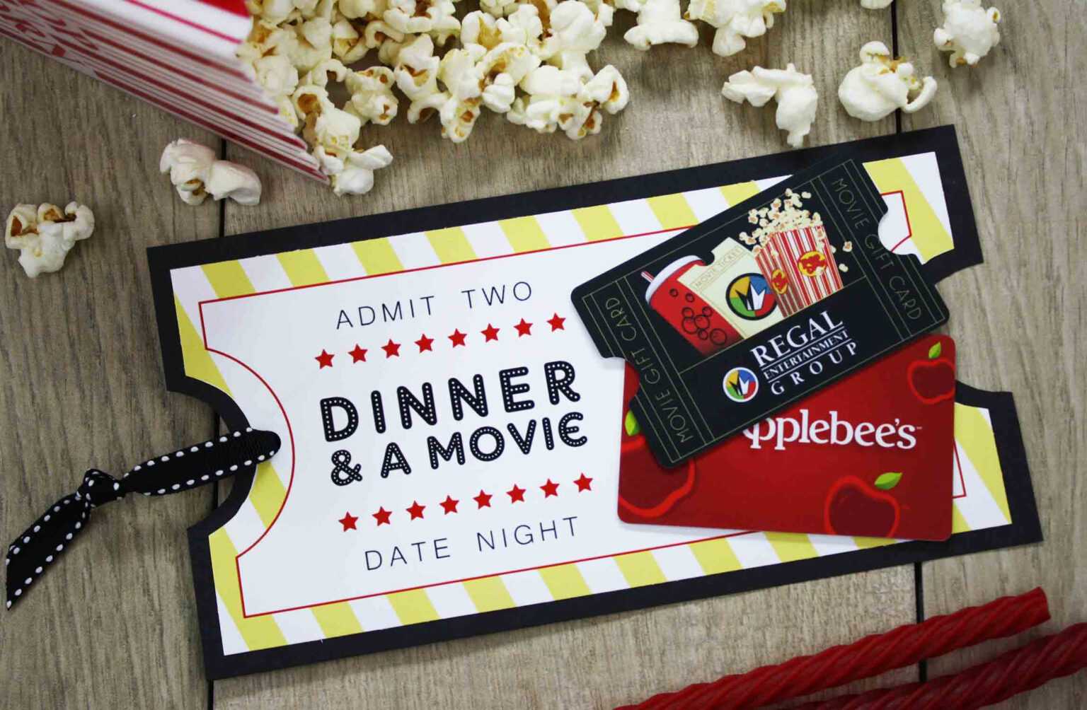 Free Printable} Give Date Night For A Wedding Gift Gcg Within Movie