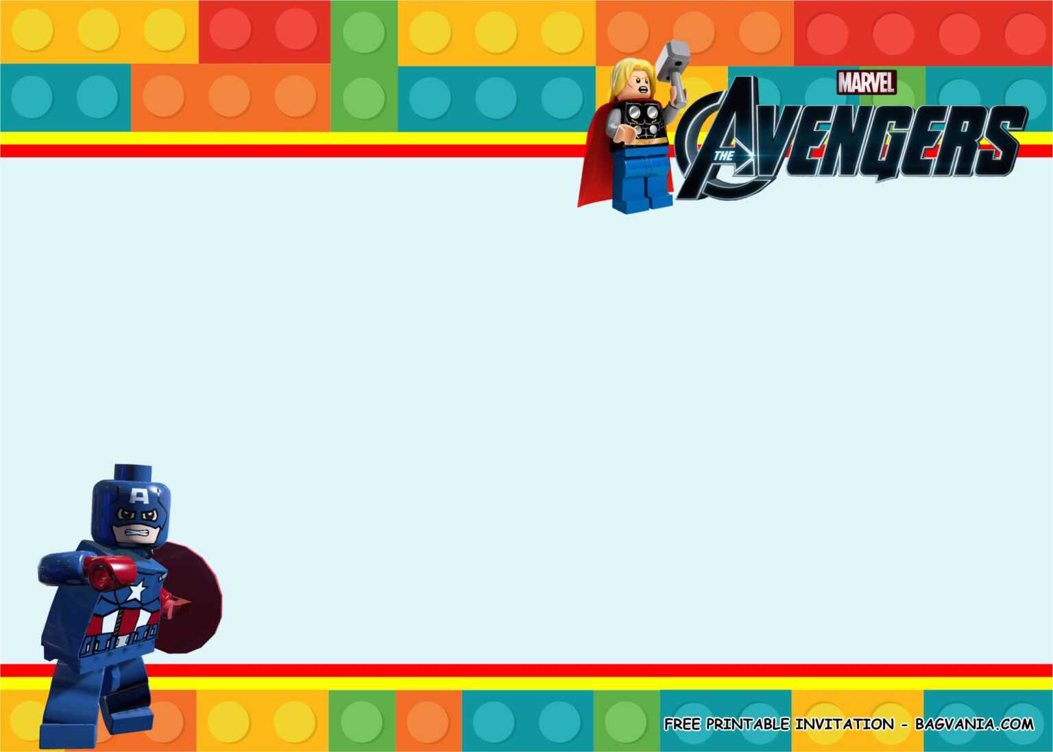 Avengers Birthday Card Template Free Printable Templates Free